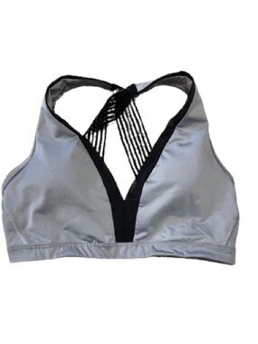 Victoria's Secret Sports Bra Gray and Black